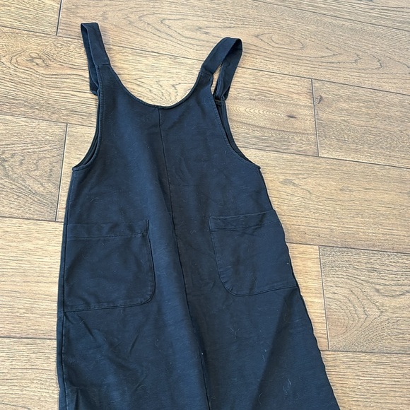 Jackson Rowe black midi dress double front pocket - Picture 2 of 5